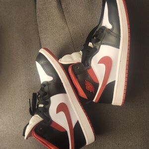 Nike Boys Black and Red Jordans
